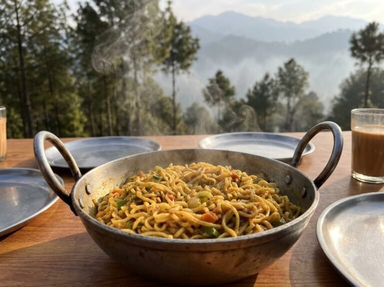 Spicy Masala Maggi Recipe | Pahadon Wali Maggi
