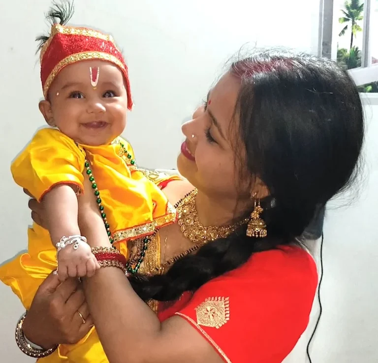 My Little Kanha’s First Janmashtami Celebration